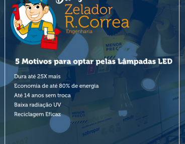 5 Motivos para optar pelas Lâmpadas LED.