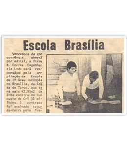 AMPLIAÇÃO DA ESCOLA BRASÍLIA SANTO AUGUSTO